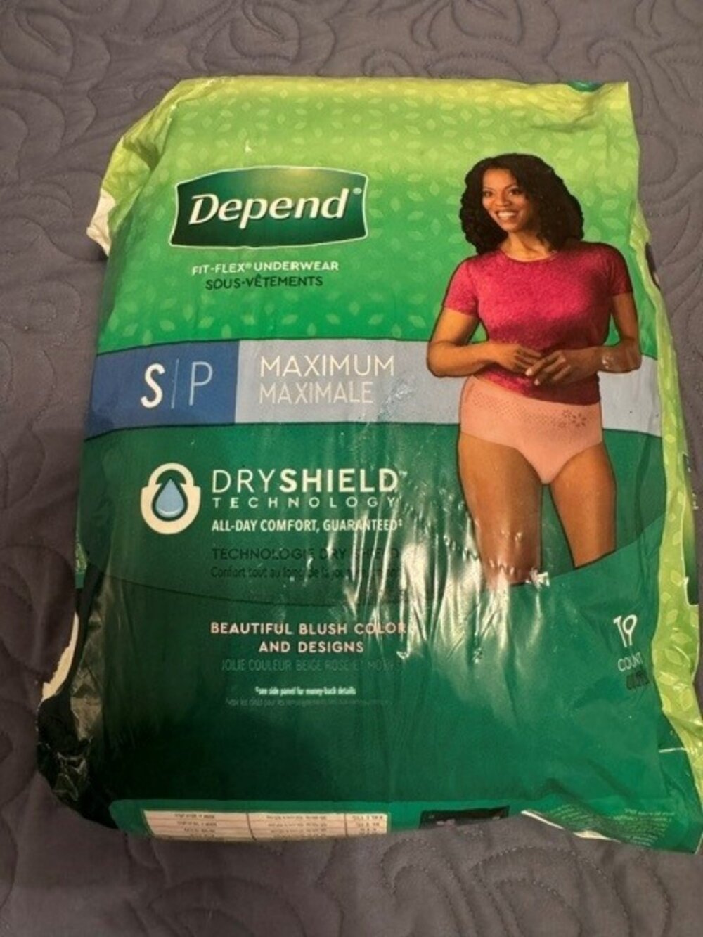 NEW LADIES PACK OF DEPEND UNDERWEAR, SIZE SMALL